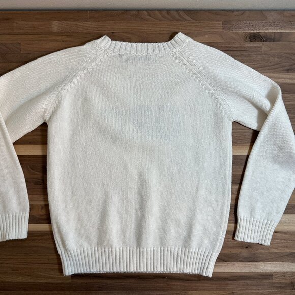 ellsworth+ivey Kids Girls Crewneck Sweater ORC size 6 Ivory NWOT - Picture 5 of 7